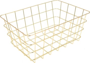 Karfa 30x21x14 metal gold