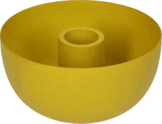Kersten Kertastjaki iron 10x10cm h:5,5cm yellow