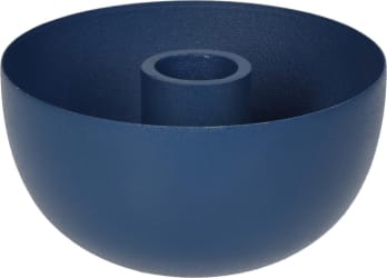 Kersten Kertastjaki iron 13,5x13,5cm h:5,5cm blue
