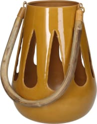 Kersten Lukt metal 16x16cm h:21cm ochre