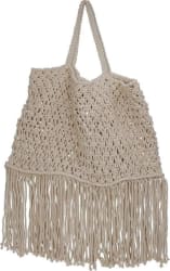 Kersten Taska Macrame bómullar natural 45x56cm