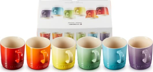 Le Creuset Krúsir 0,35L  6stk pk Regnbogi