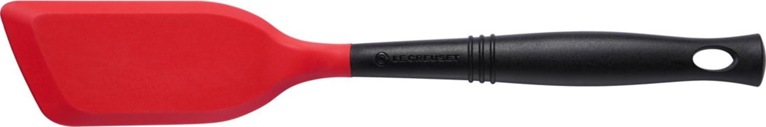 Le Creuset Spaði svartur/rauður