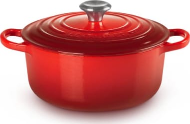 Le Creuset Steypujárnspottur 22 cm Cerise