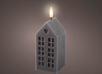 LED Kerti HOUSE grátt 6x15cm. (16)