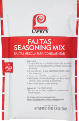 LWY Fajitas seas. 8.9 oz