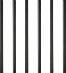 Lyngby Glas Rör 14,5cm 6stk gler black