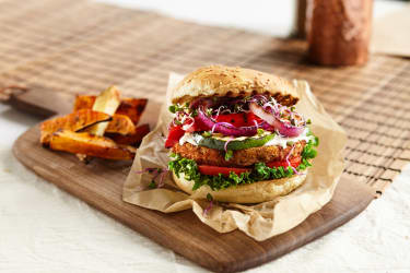 Móðir Náttúra Svartbaunaborgari