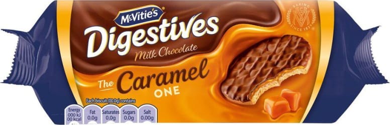 McVities Digestives Caramel Milk 12x250g