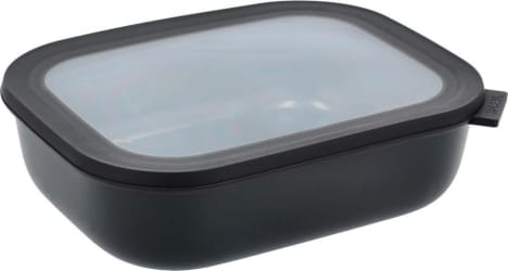 Mepal Cirqula skál m/loki 2ltr ferköntuð nordic black