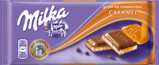 Milka caramel