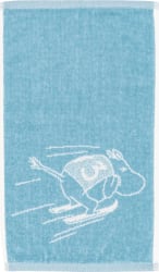 Moomin Handklæði 30x50 Ski jumping