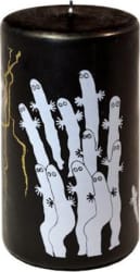 Moomin Kerti h:12cm svart Hattífattarnir