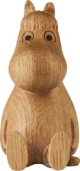 Moomin Viðarstytta eik h:10cm Snorkstelpa