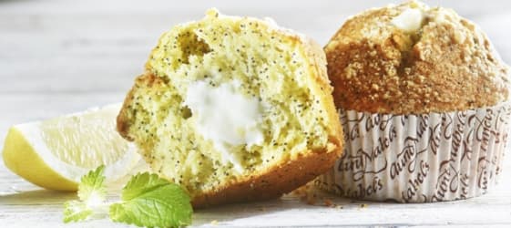 Muffins Lemon Cheese Cake