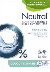 Neutral Storvask Þvottaefni 4&#215;1,275kg (15sk)