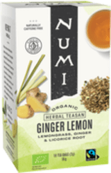 Numi lemon ginger decaf 18stk kassa