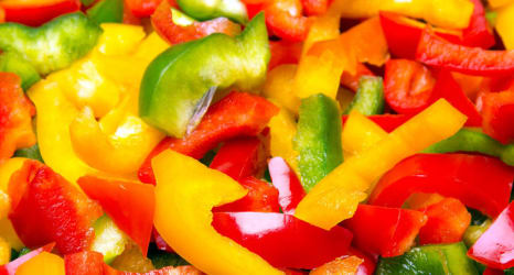 Paprika rauð/gul/græn tening 10kg
