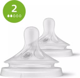 Philips-AVENT Flow 2 tútta í Natural Response pela 2stk