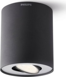 Pillar single spot black 1x50W 230V