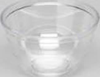 Plast skál glær 0,5 ltr