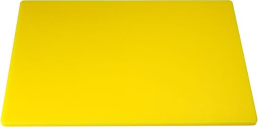 Plast skurðarbretti gult 45 x 30 cm.