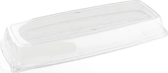 Plastlok á veislubakka 22x56cm 25stk