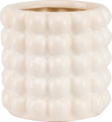 Pottur Bubble CREAM 16x16cm. (8)