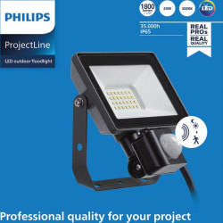 Projectline Floodlight 20W 3000K 4500lm Sensor