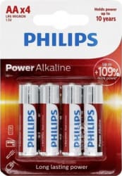 Rafhlöður Powerl. AA 4 á spj 12 í kassa