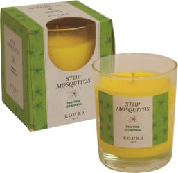 Roura Flugukerti Citronella Glerglas  83*70 mm - 30 klst