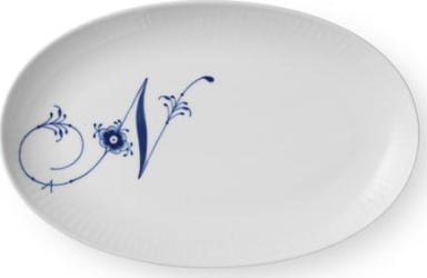 Royal Copenhagen Alphabet stafadiskur N 23cm