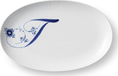 Royal Copenhagen Alphabet stafadiskur T 23cm