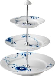 Royal Copenhagen Blue Mega kökudiskur 3 hæða