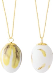 Royal Copenhagen Páskaegg 2025 Oriole Feathers 2stk