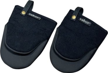 Sabor Pottahanskar Svartir 2stk