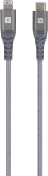 Skross USB-C í Lightning Kapall 2M Steel Line