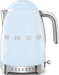 Smeg hraðsuðuketill með hitastýringu - Pastel blár.