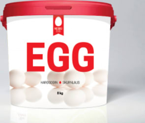 Soðin Egg 8kg fata