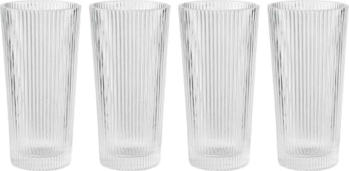 Stelton Pilastro long drink glas 4 Stk glær