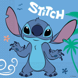 Stitch and Angel servíettur 33×33 20st (12)