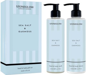 Stoneglow Classic hand og líkamskrem gjafasett - SeaSalt & Oakmoss