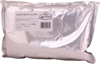 Svartar ólífur sneiddar 1,7kg (10stk/ks)