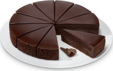 Tout au chocolat súkkulaðikaka  950 gr 12 sneiðar Ø:24cm Erlenbacher