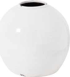 Vasi GLAZED Hvítur 29x28cm. (2)