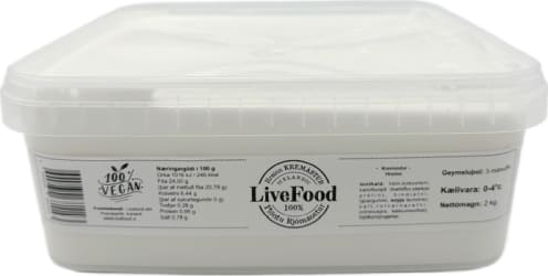 Vegan rjómaostur 2kg