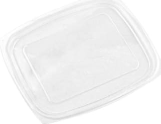 Vegware Lok á salatbox 19,3x16,7cm PLA 300stk