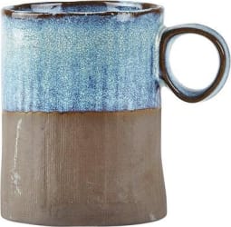 Villa Collection Krús 30cl grófur leir blue/grey