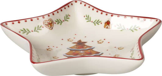 Villeroy & Boch Winter Bakery jólaskál stjarna, piparkökur 24,5cm