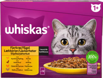 WHISKAS 1+Kjukl gele 12x85gr
